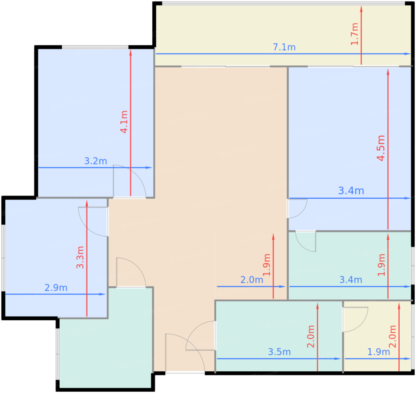 81/82栋1、2单元B1户型