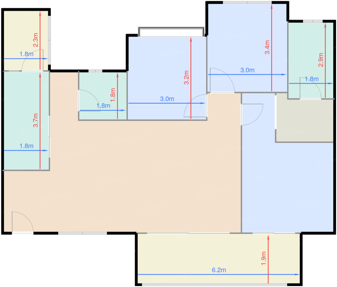 63/64栋1单元02户型