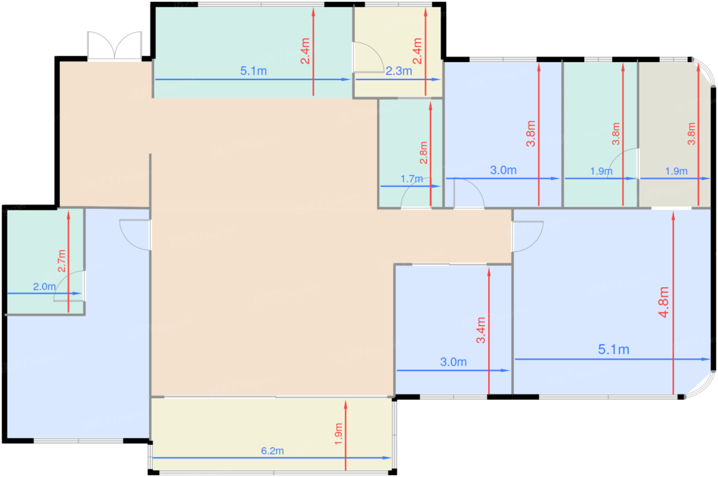 185㎡四室三厅三卫
