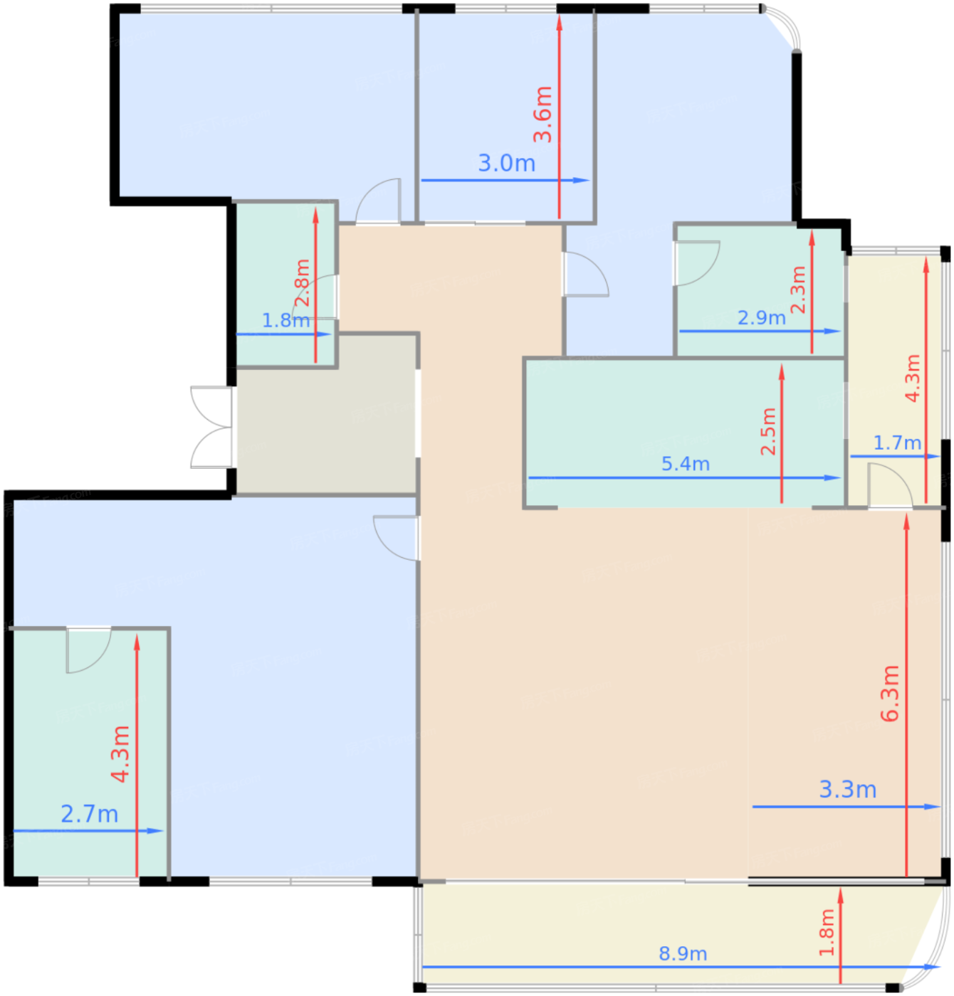 215㎡四室三厅三卫