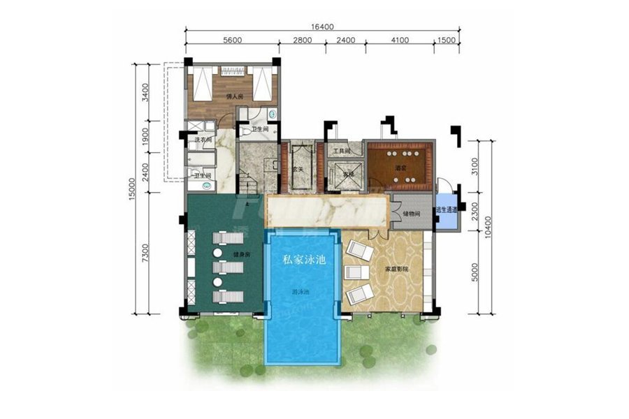 二期独栋520平户型