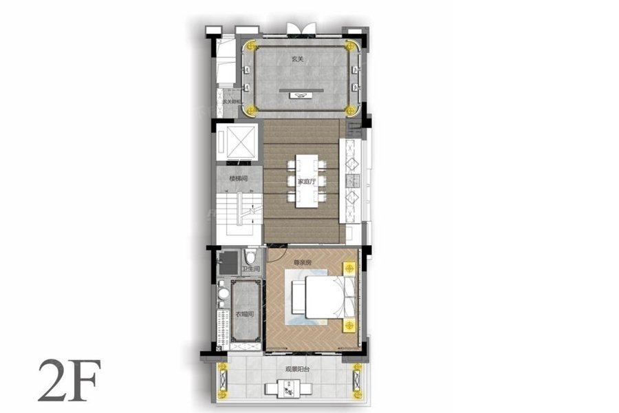 二期联排280平户型