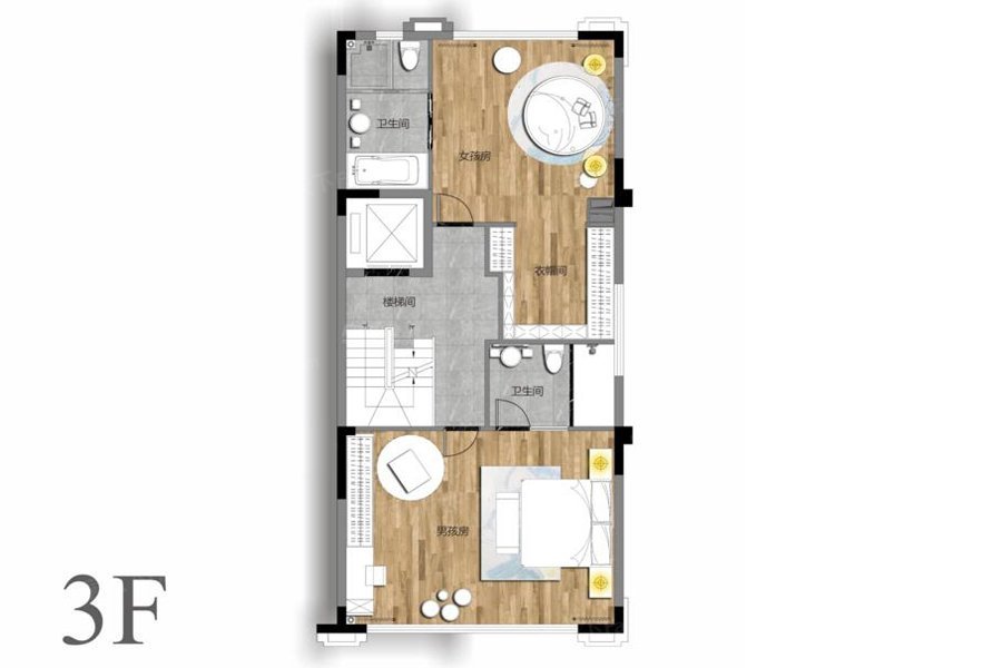 二期联排280平户型