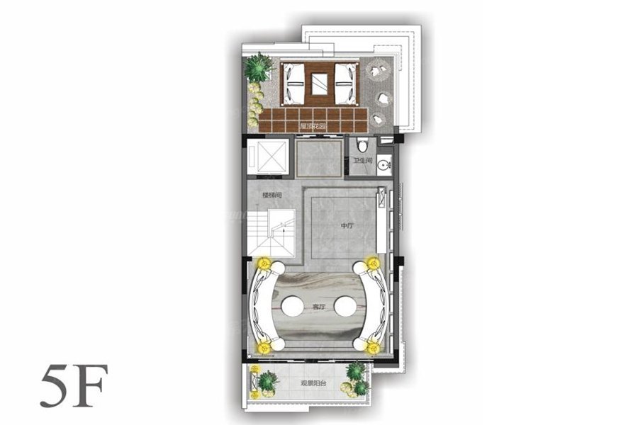 二期联排280平户型