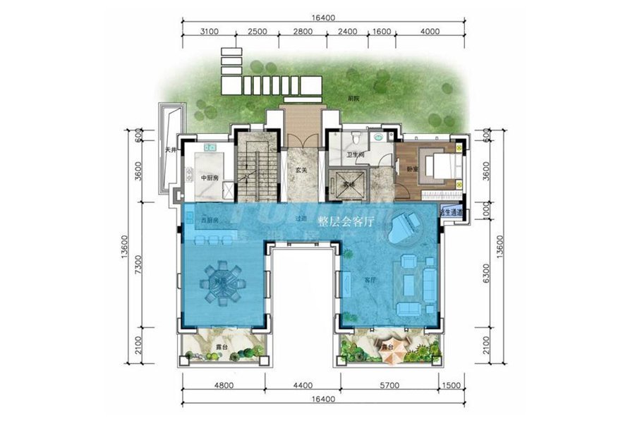 二期独栋520平户型