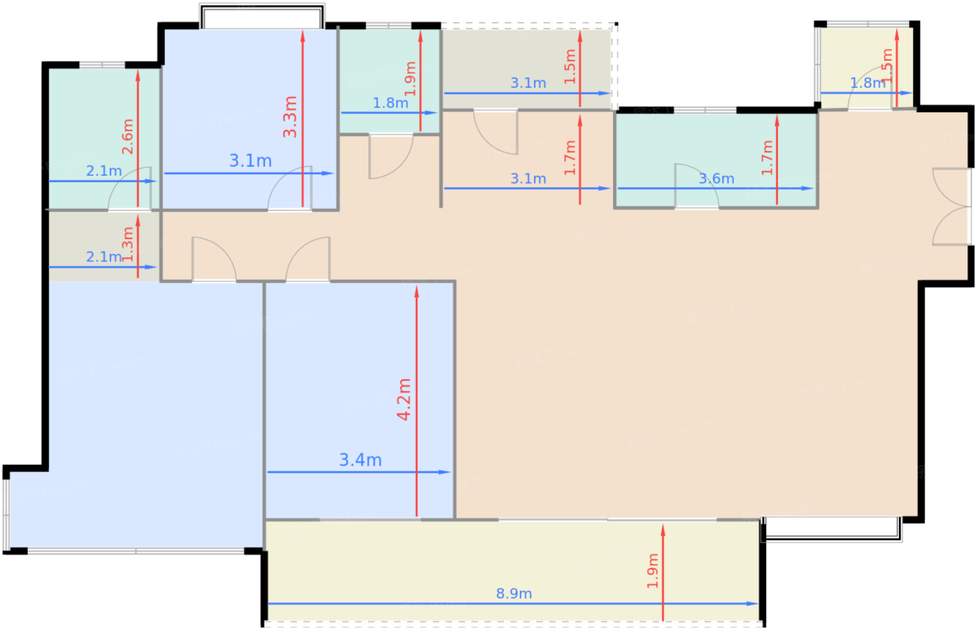 3#地块33号楼C3户型