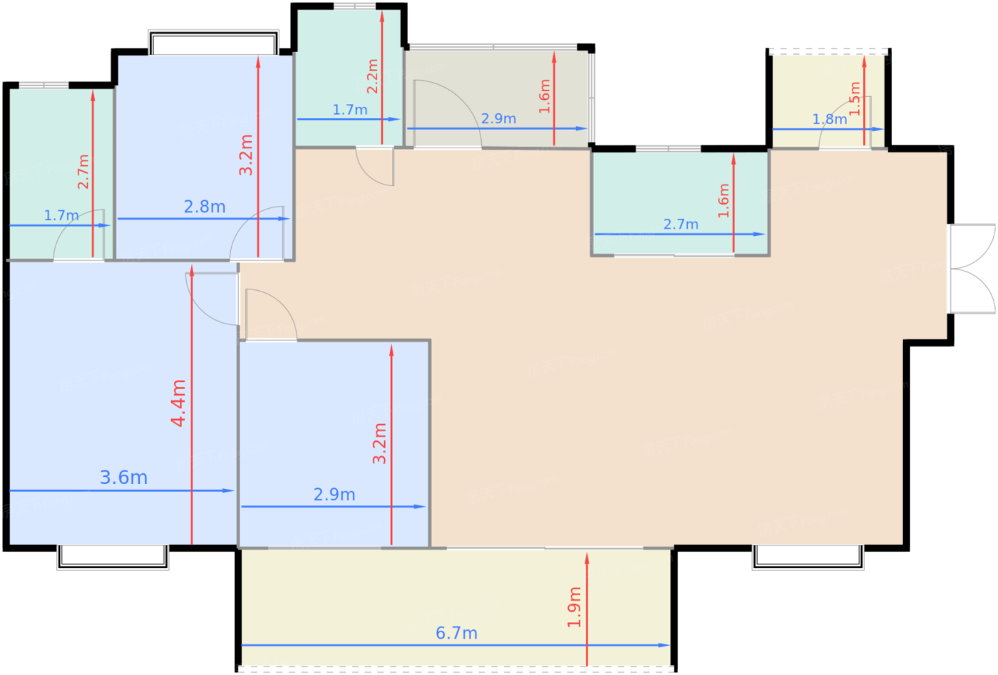 3#地块33号楼C2户型