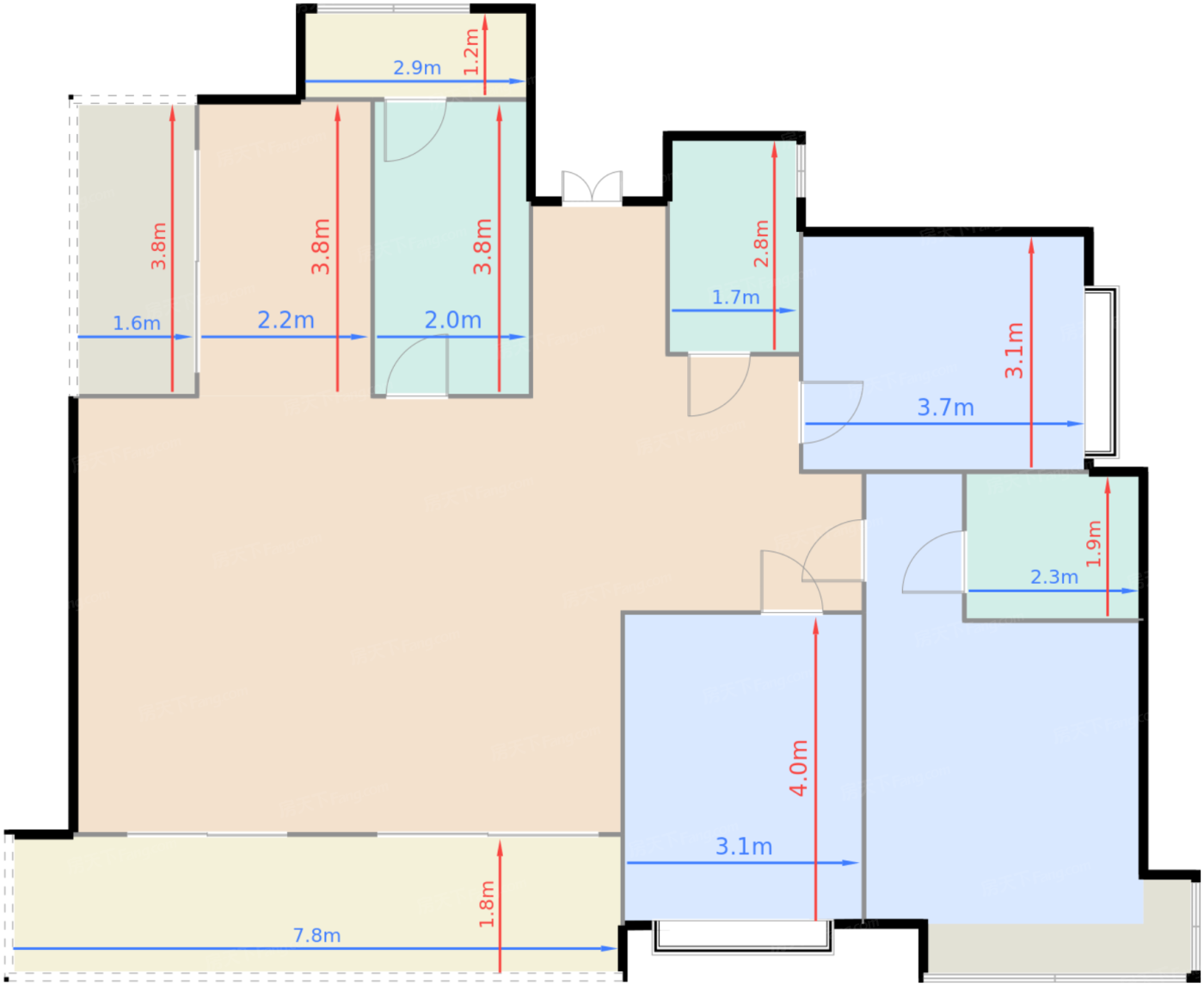 3#地块33号楼D1户型