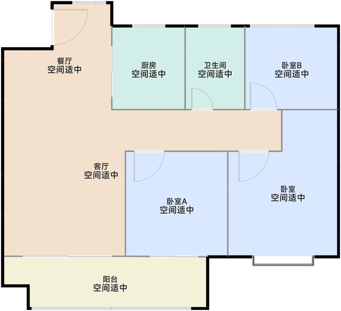 一期4号楼A户型