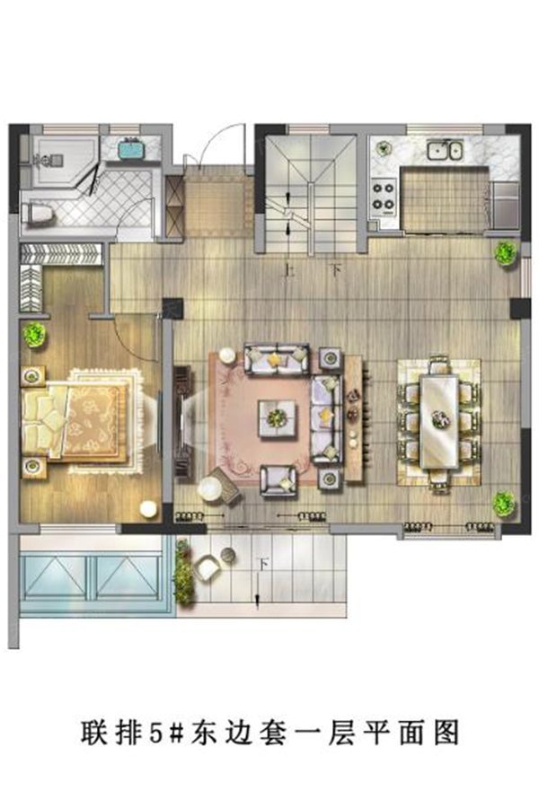 联排5#东边户型