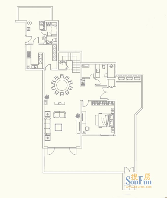 3座101单元复式（下）户型