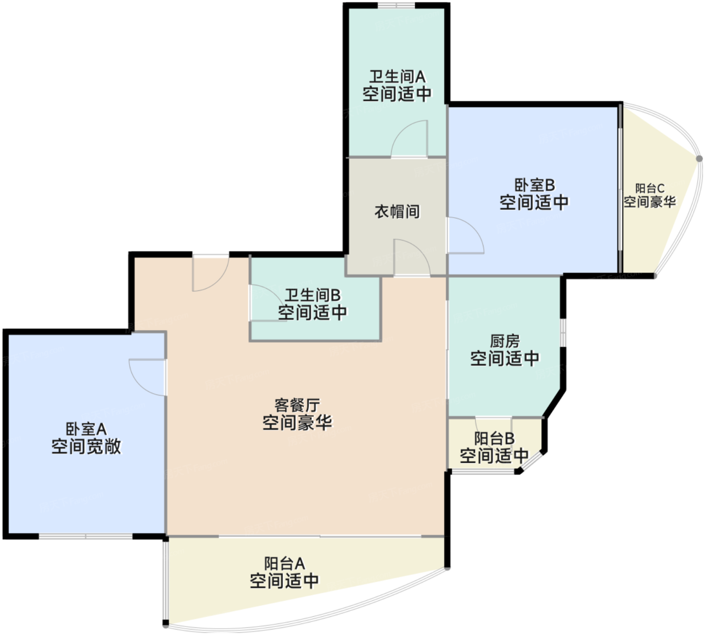 E座7层01单元户型