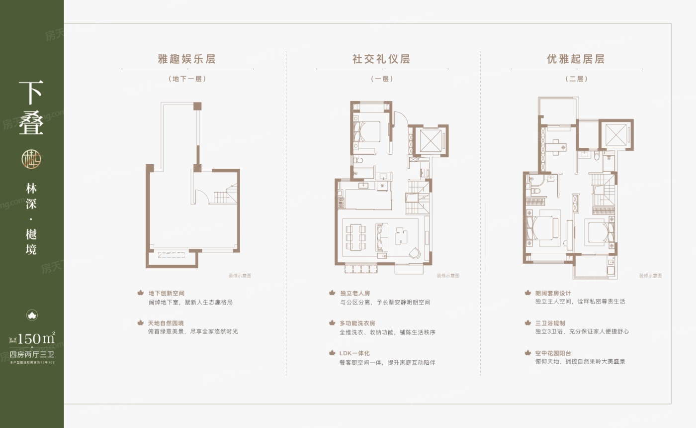 南地块四叠下叠