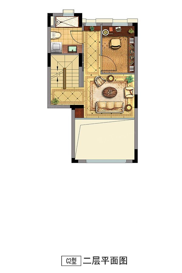 C2户型 约120平