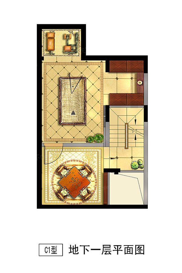 C1户型 约126平