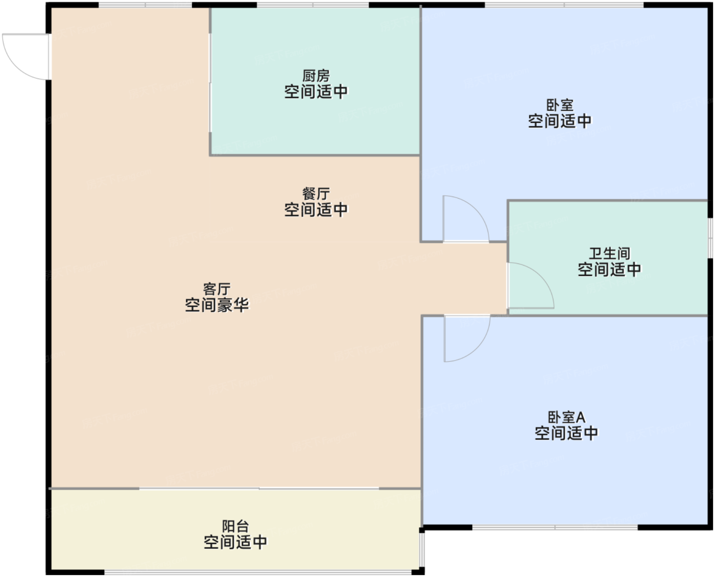 B户型-80.3-81.2㎡