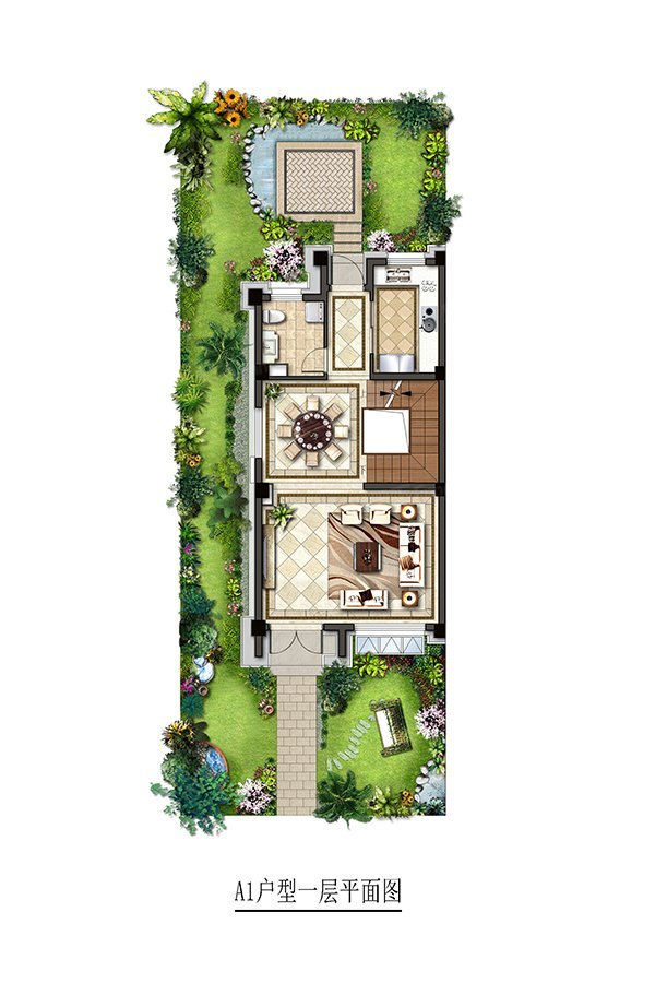 A1户型 130平