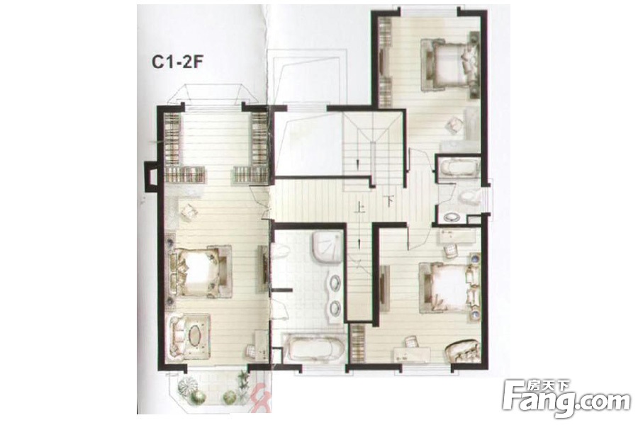 独栋别墅C1户型