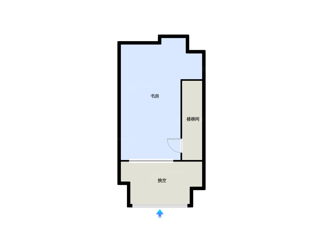 LOFT办公型9B平面布置图