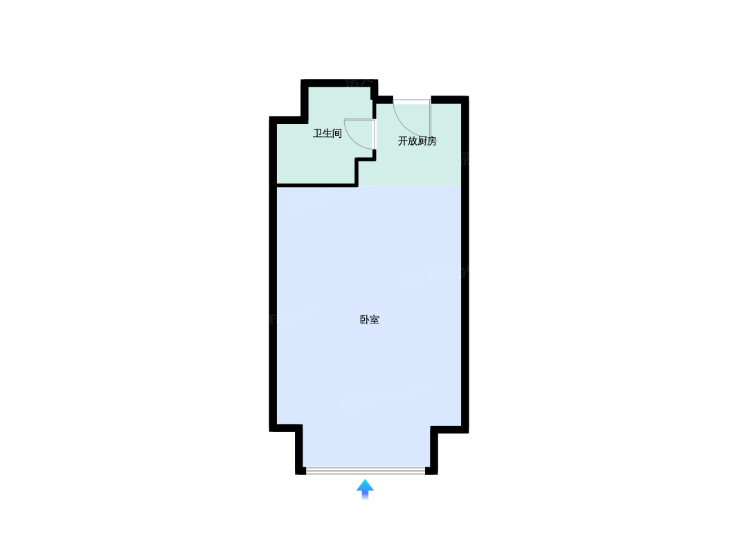 LOFT居住型B平面布置图