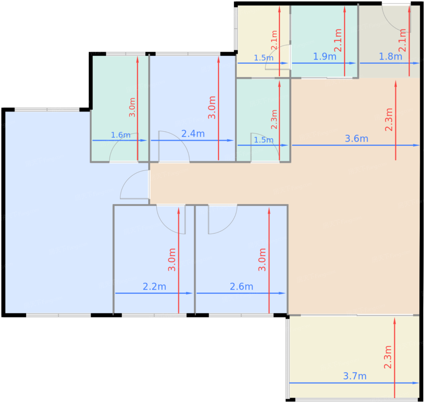 104平四室两厅两卫