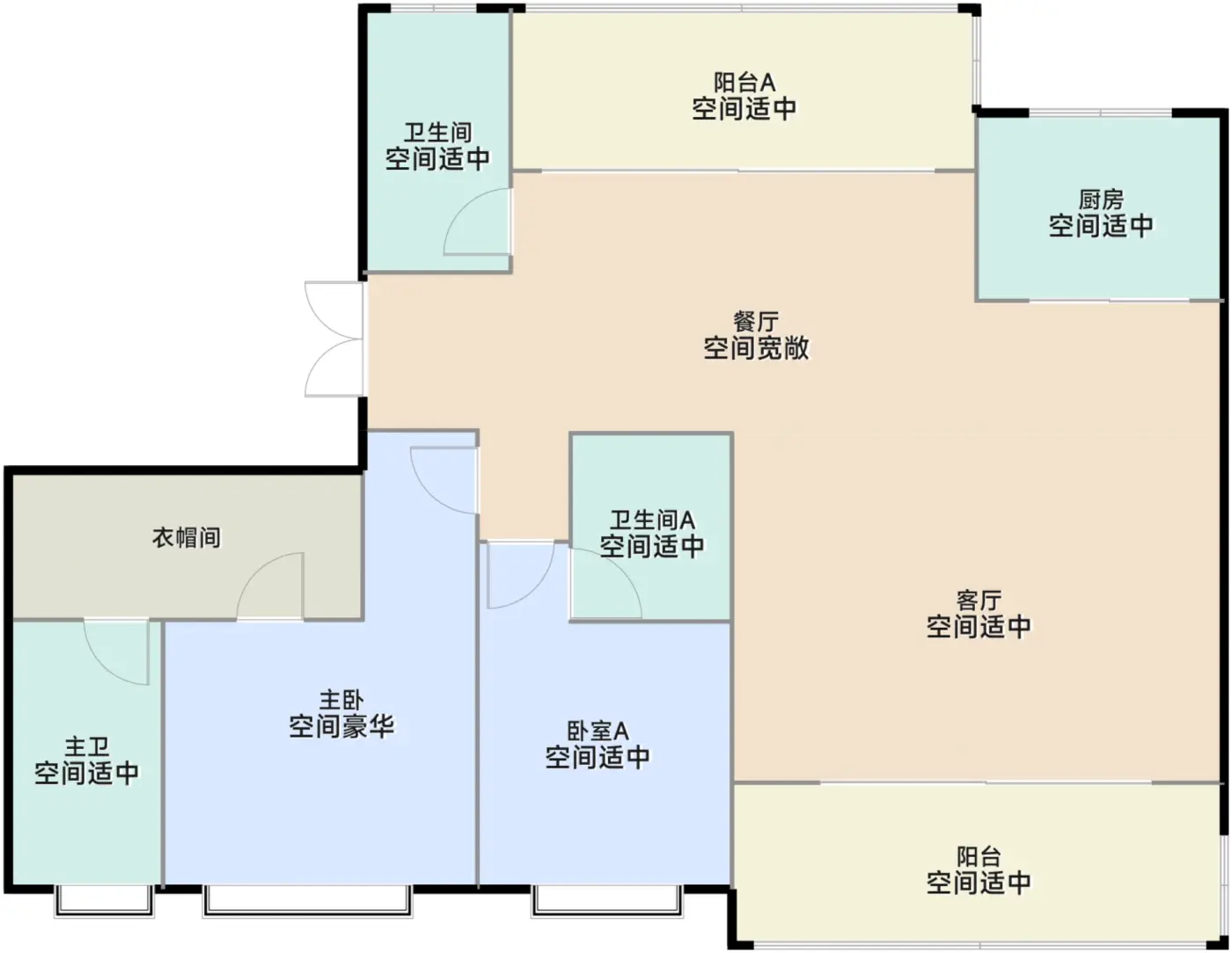 阖境168小高层(1b)户型