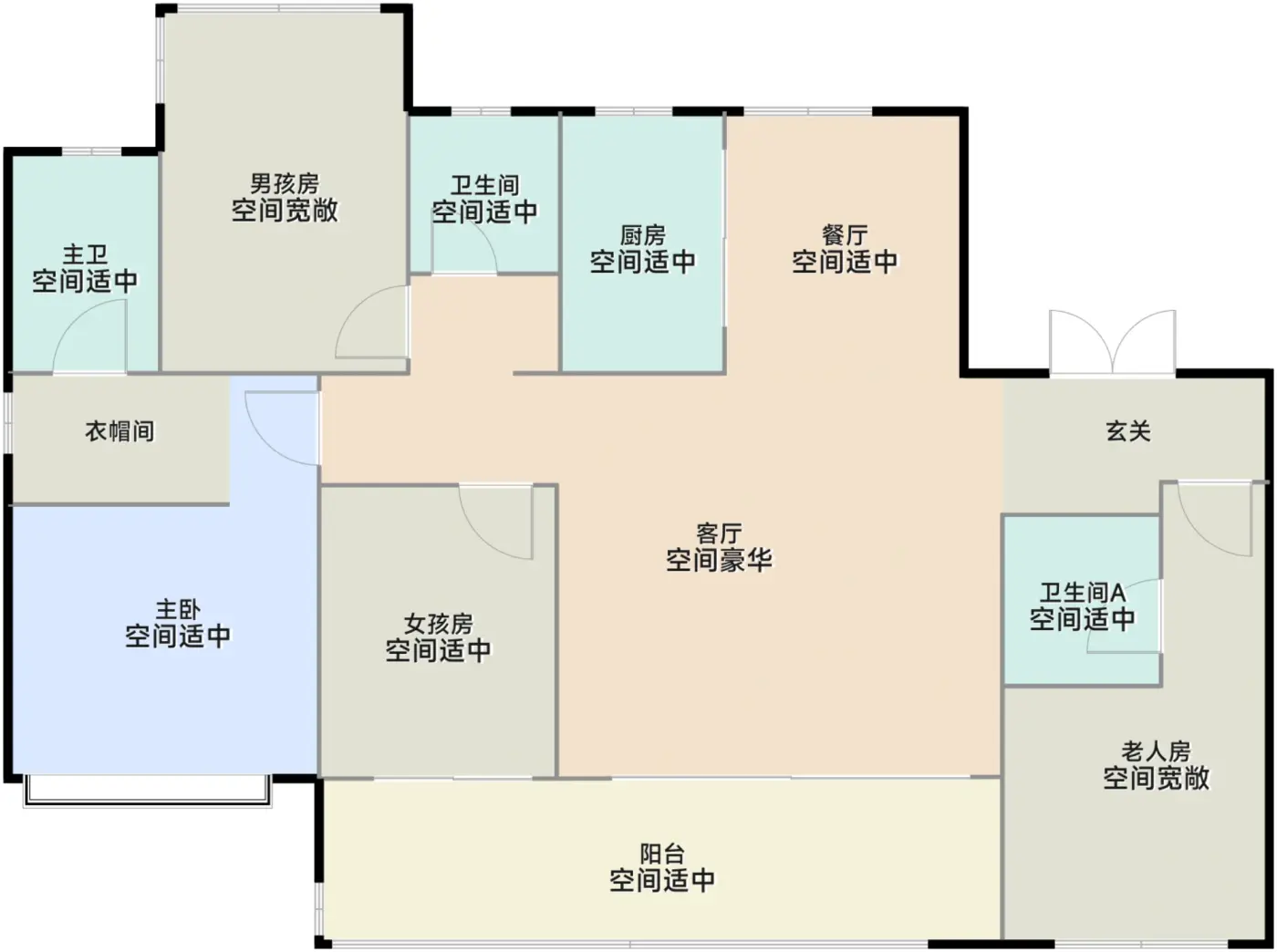 阖望168小高层户型