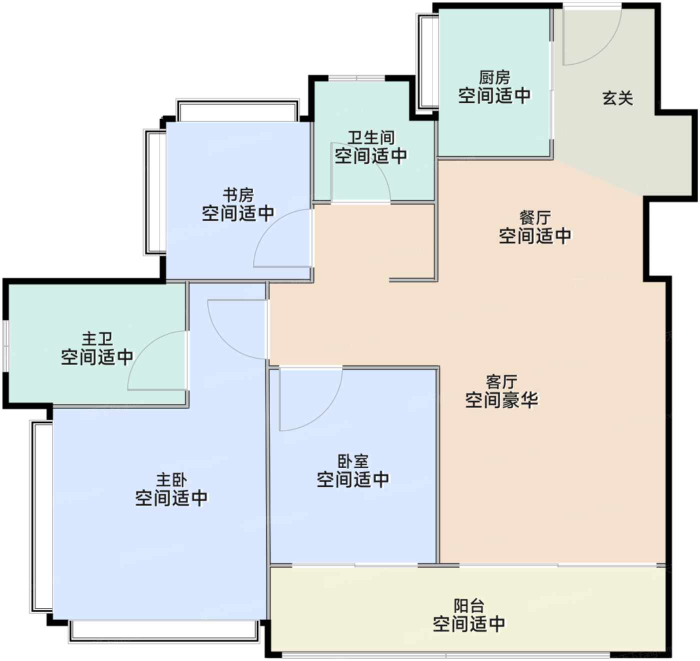 1栋一单元03户型
