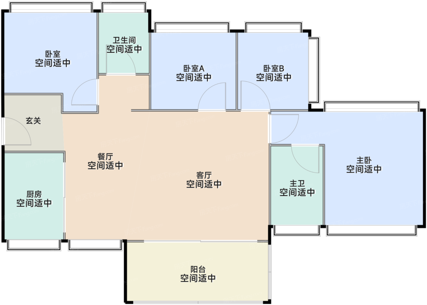 1栋二单元01户型