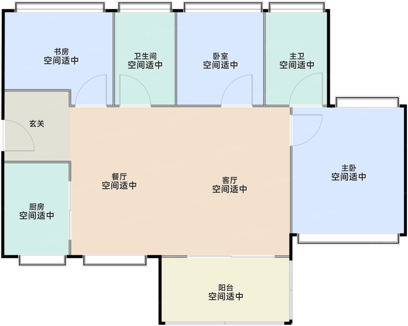 1栋一单元01户型
