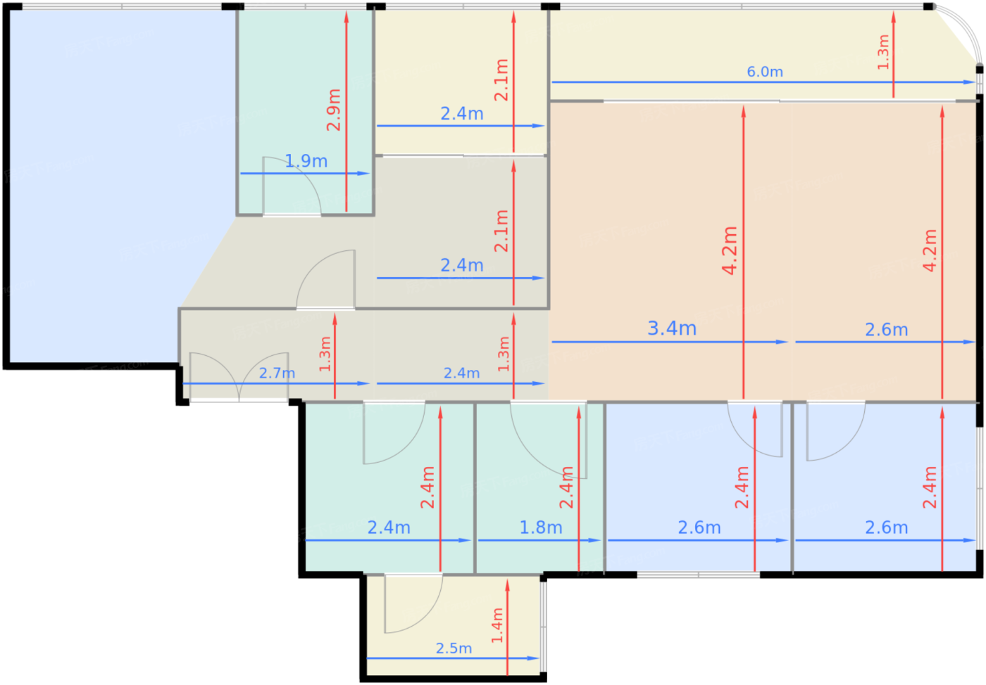 3栋B座H单元（约122平）