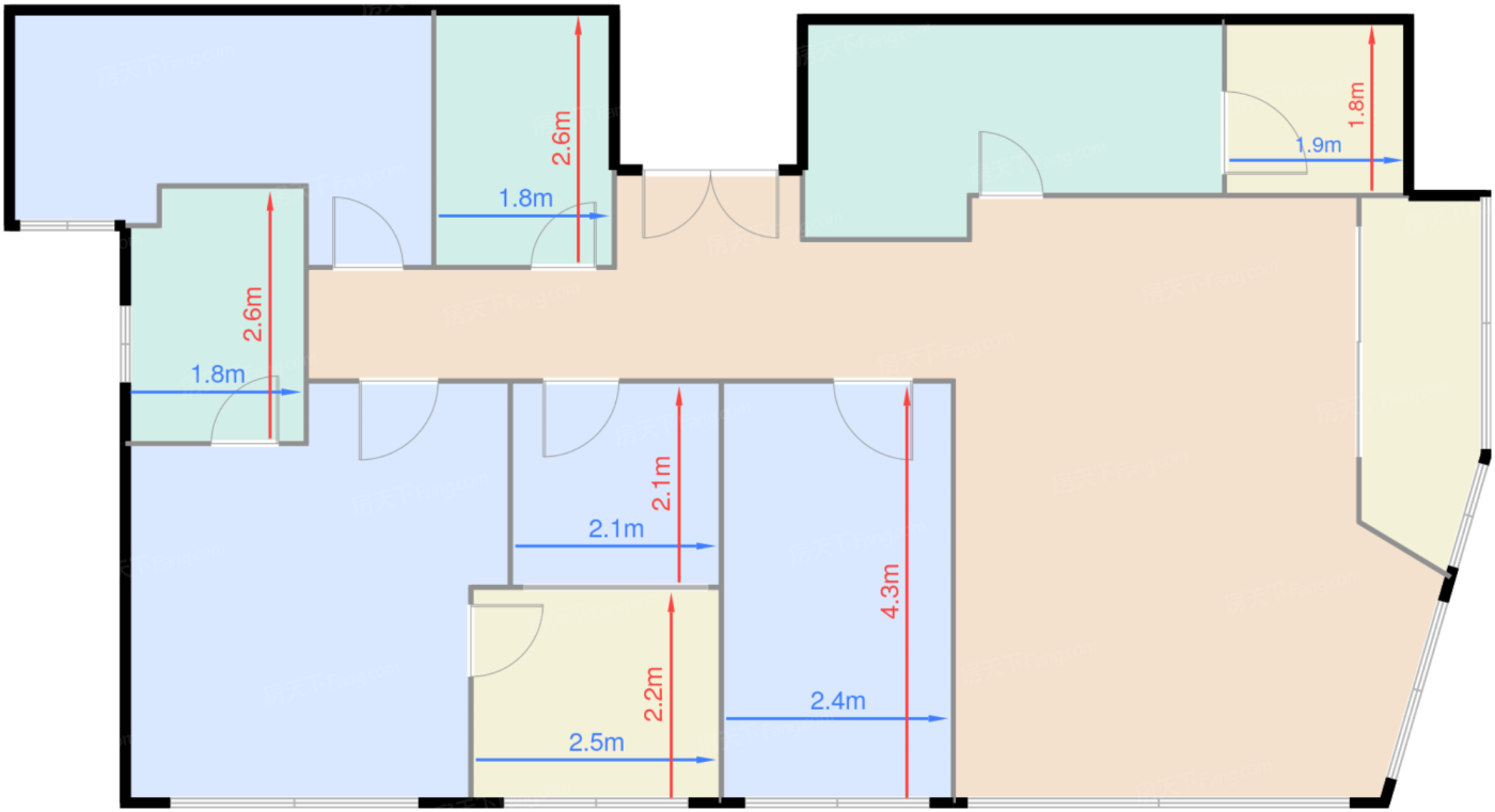 2栋F单元（约119平）