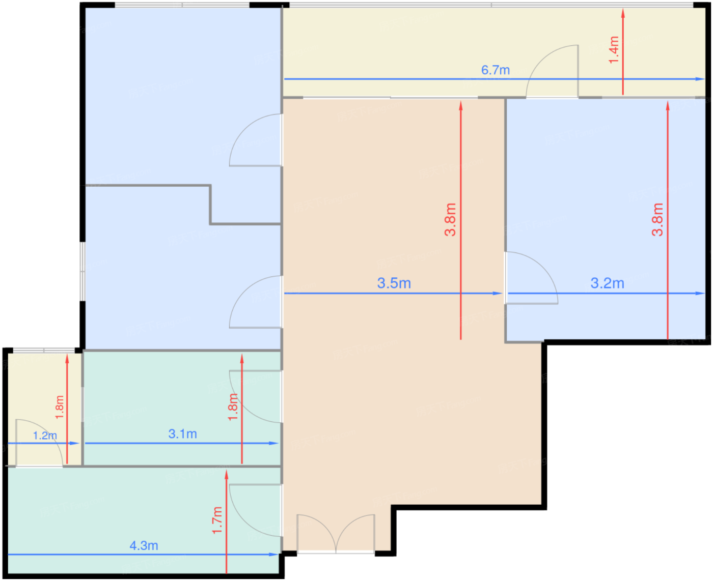 3栋B座D单元（约89平）
