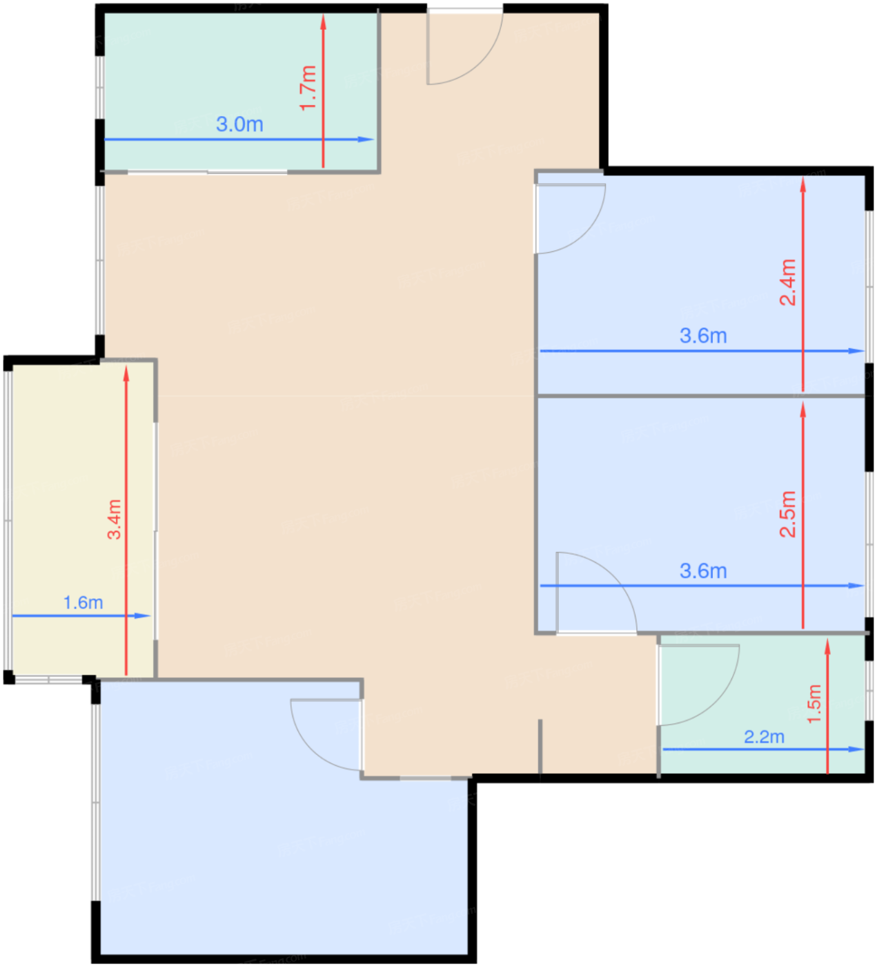 A户型89平层高2.9米