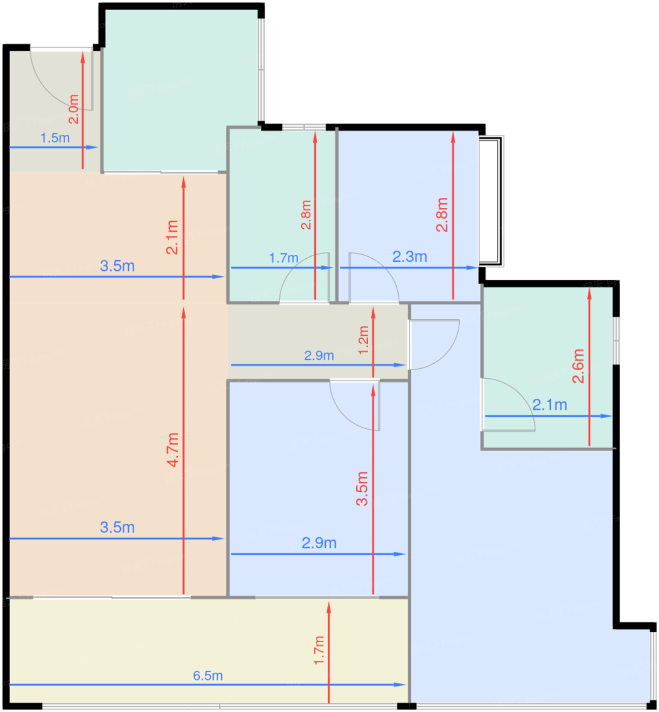 96㎡三房两厅两卫