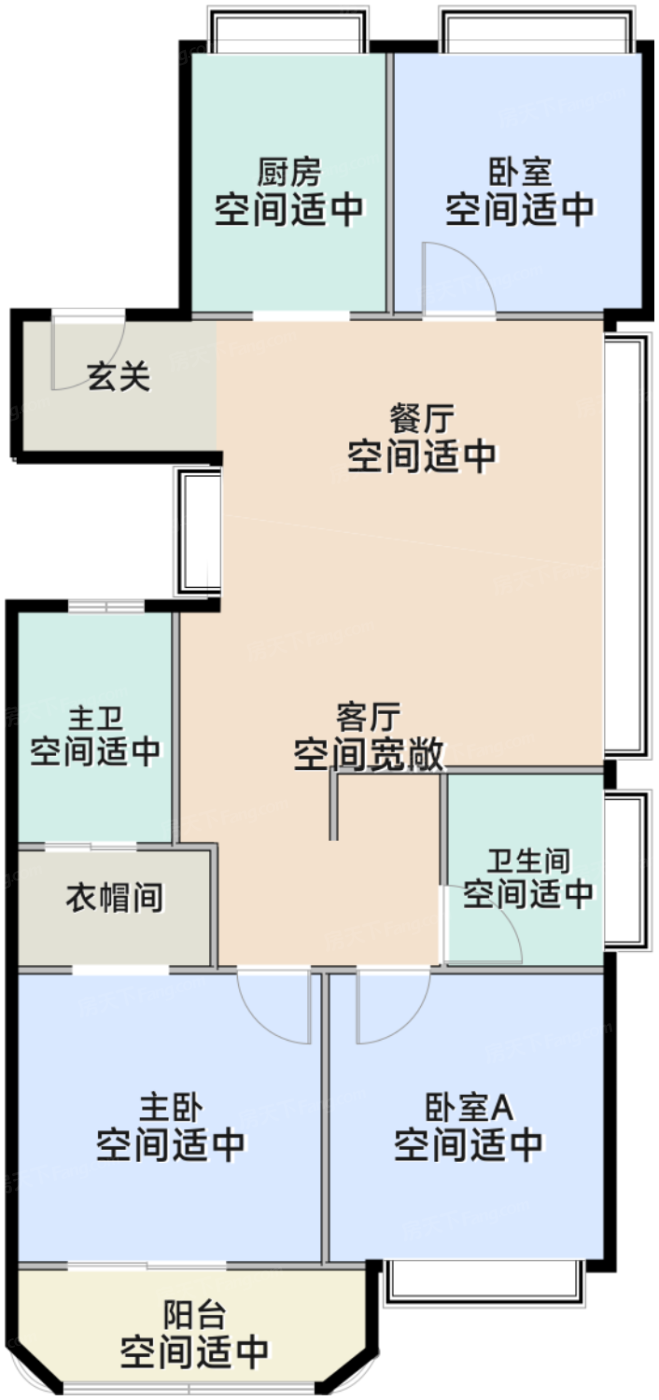 5号301室装修鉴赏图