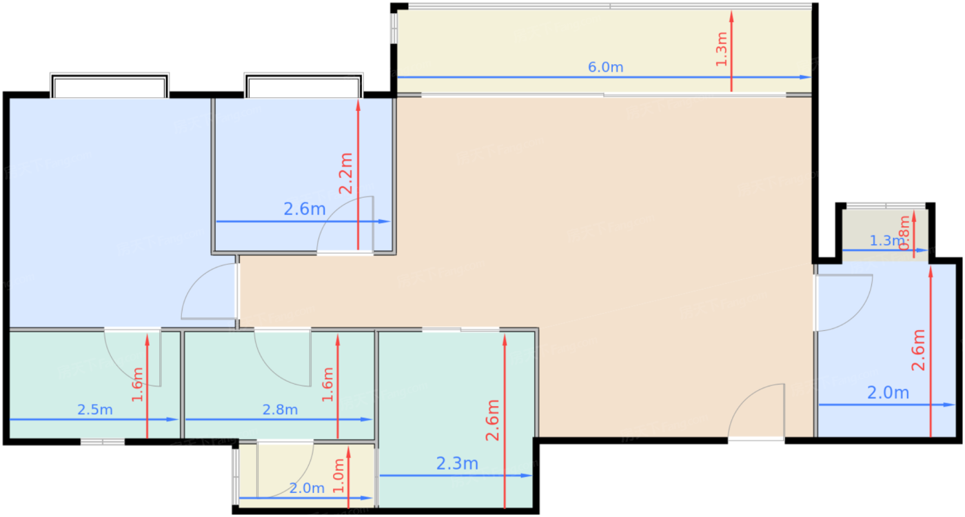 T4洋房原乡E户型