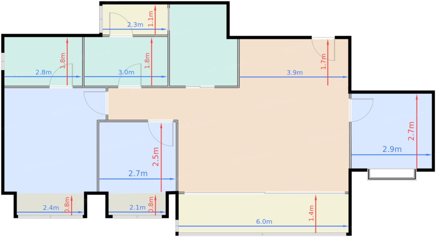 小高层森岭A户型