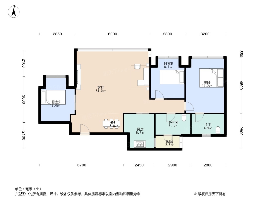 小高层森岭B户型