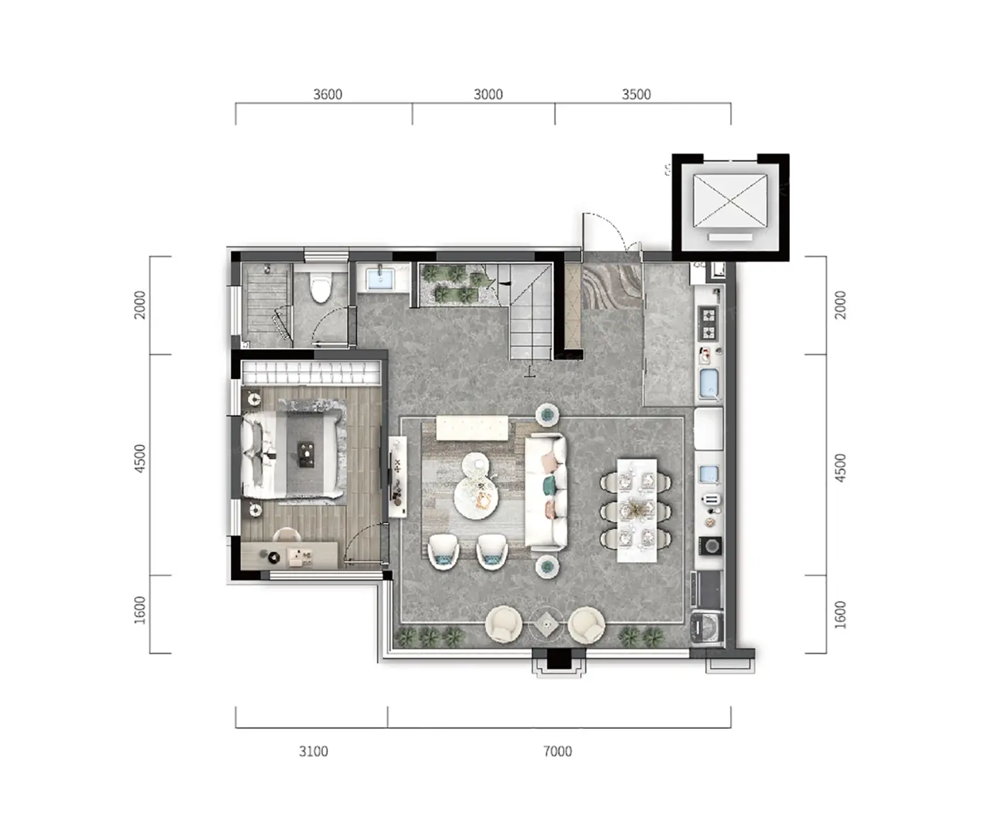 山万里下叠户型