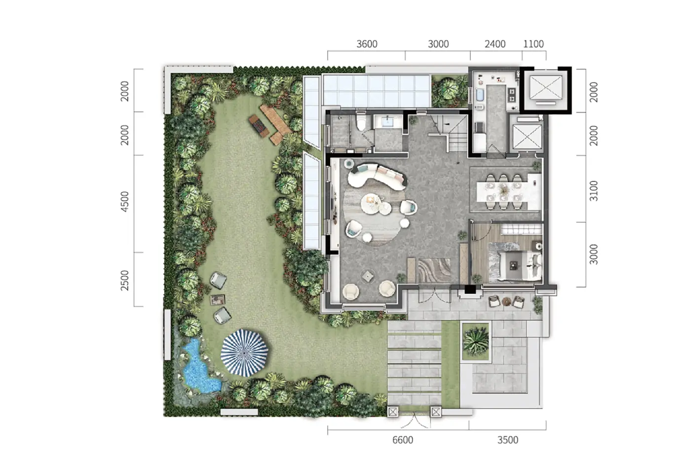 山万里下叠户型