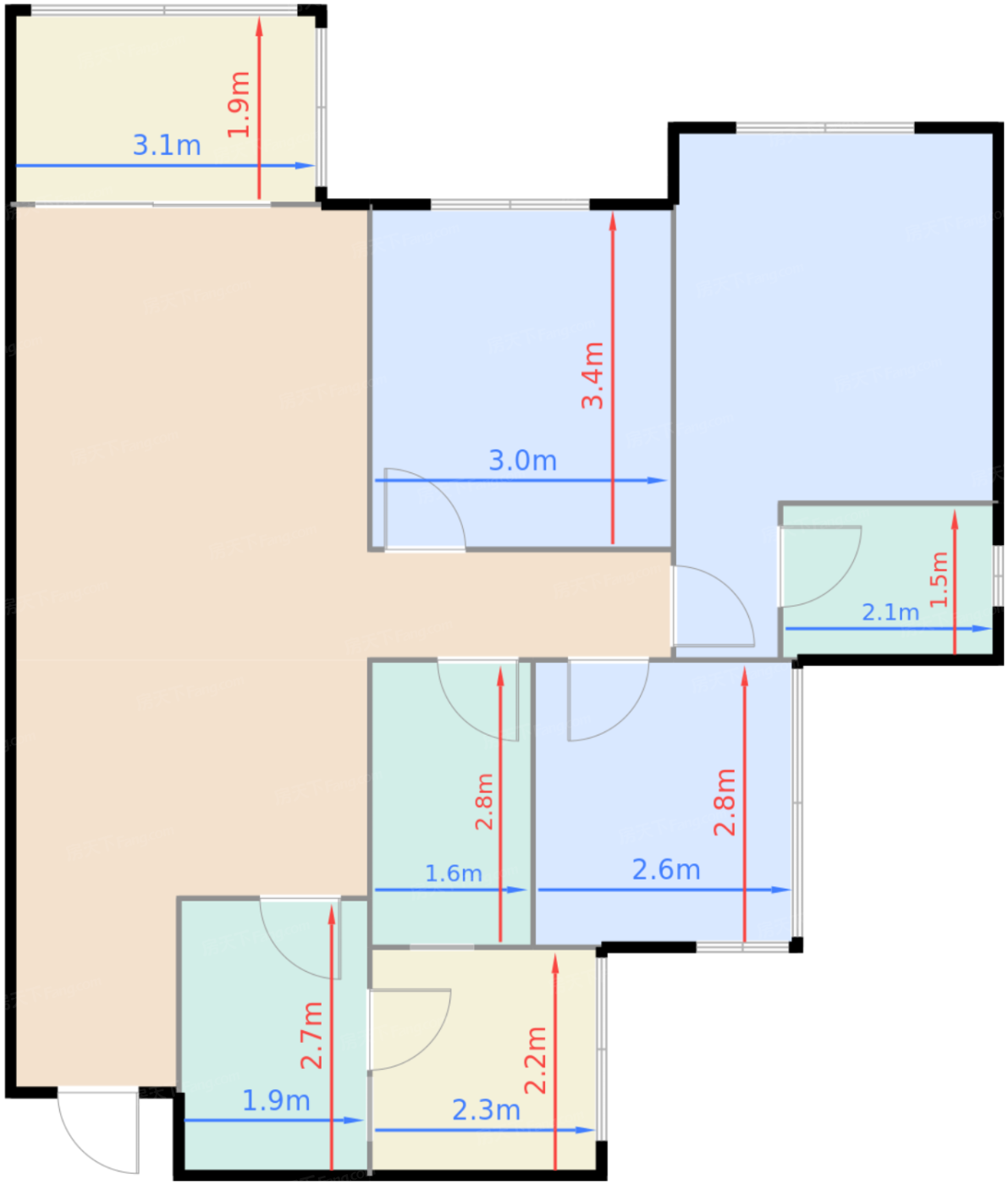 56#地块93㎡户型