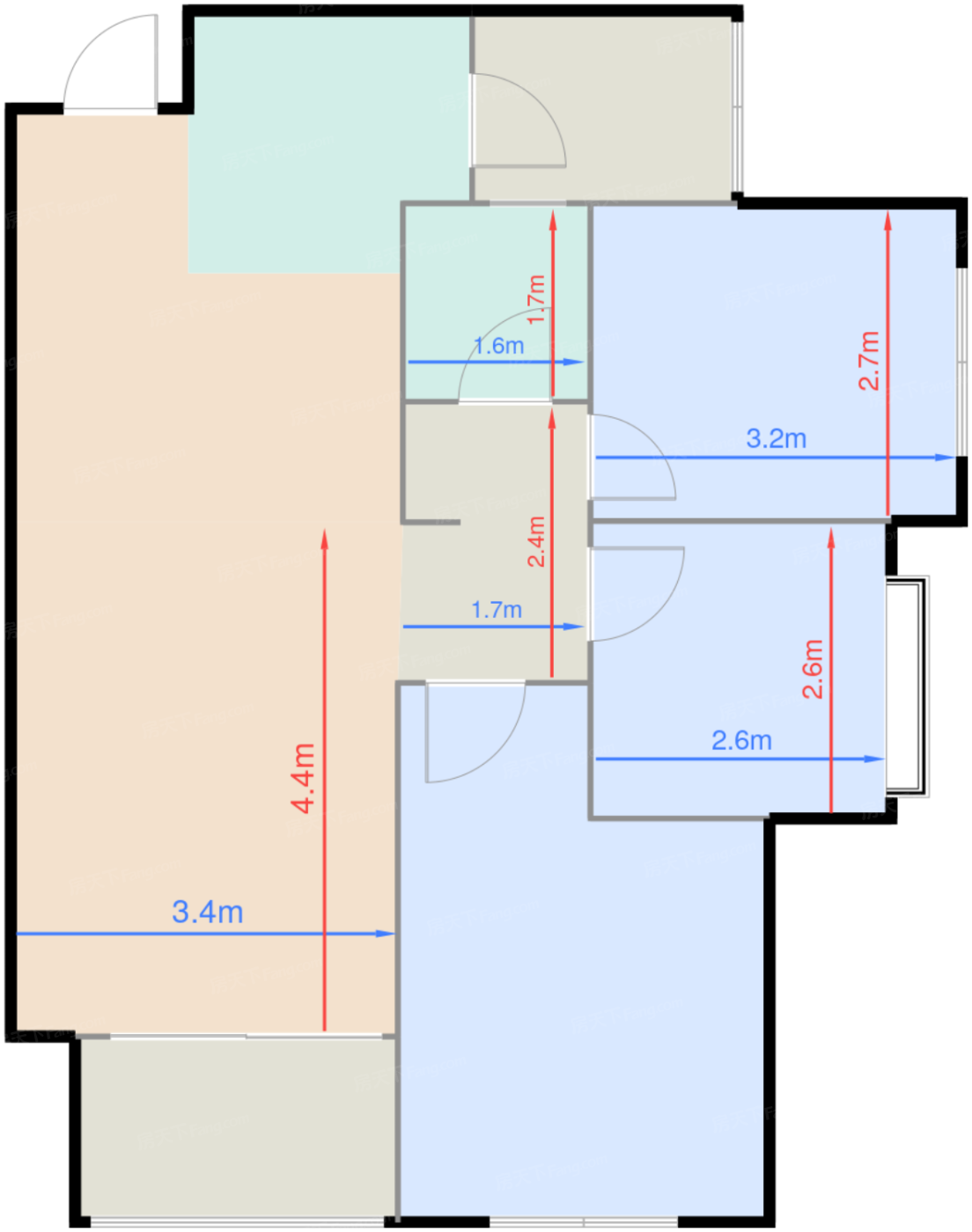 56#地块85㎡户型