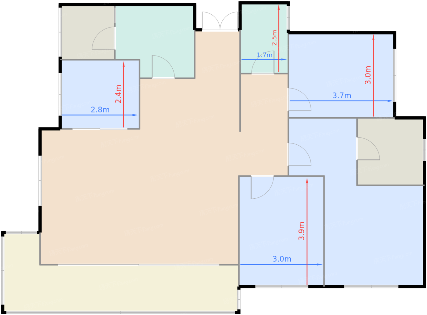 56#地块143㎡户型