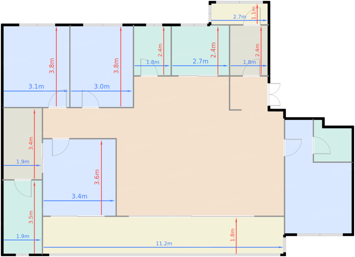 56#地块185㎡户型