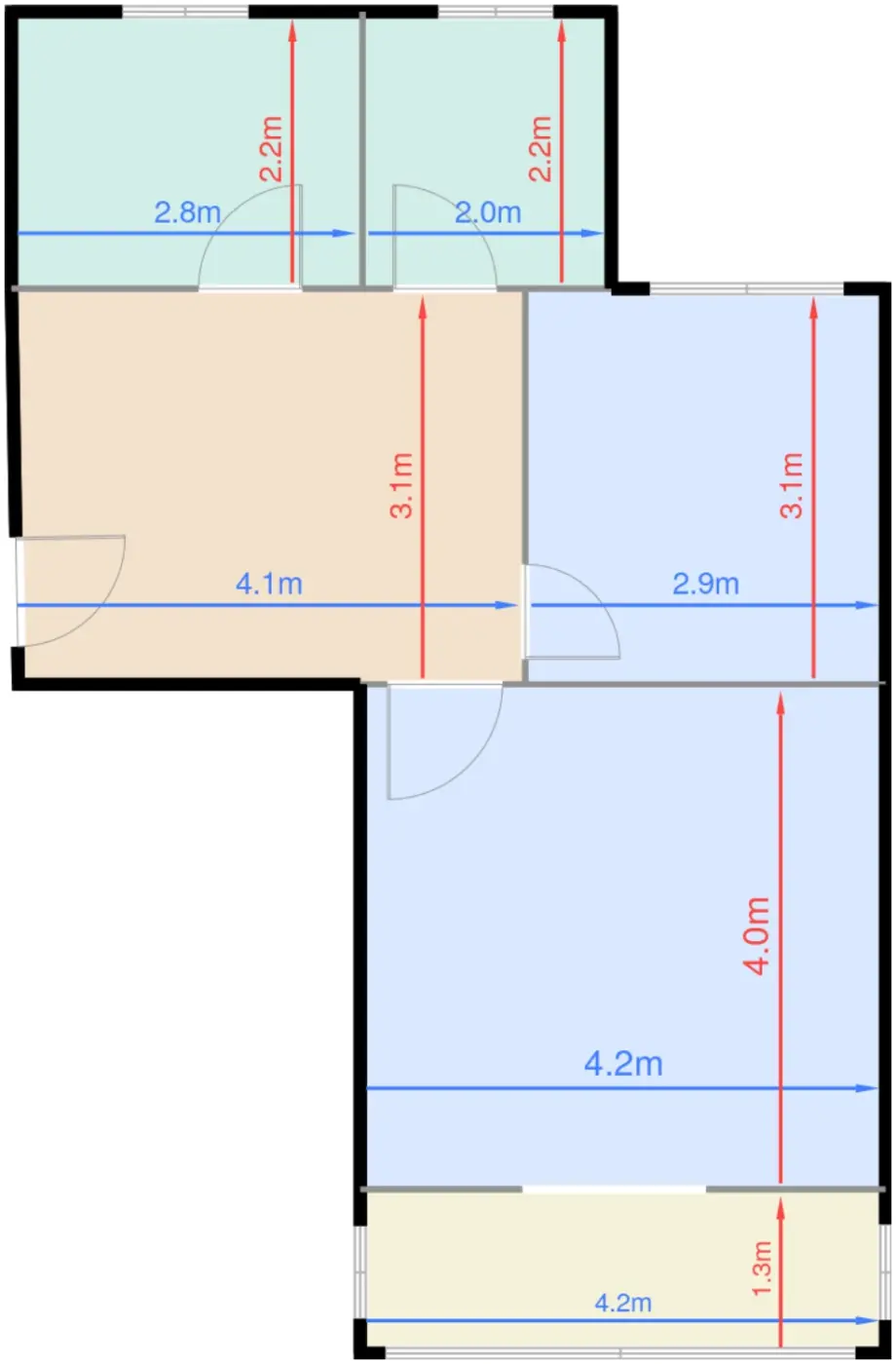 一期187#标准层A2户型