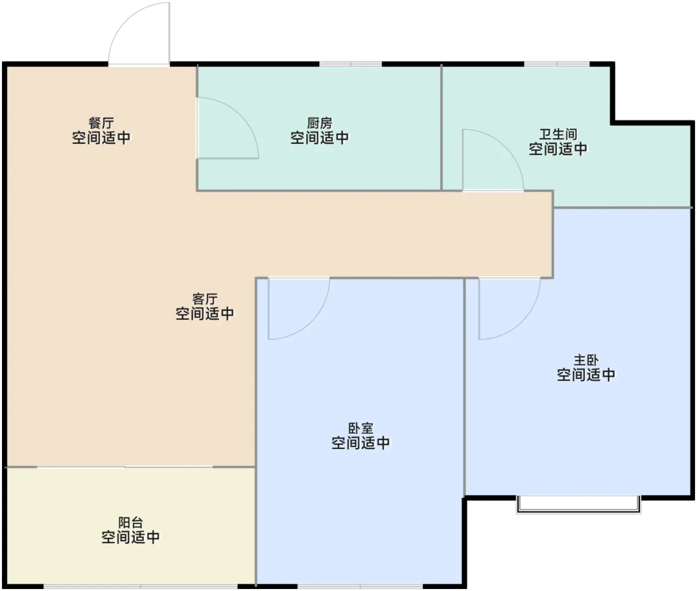 高层78平米A户型